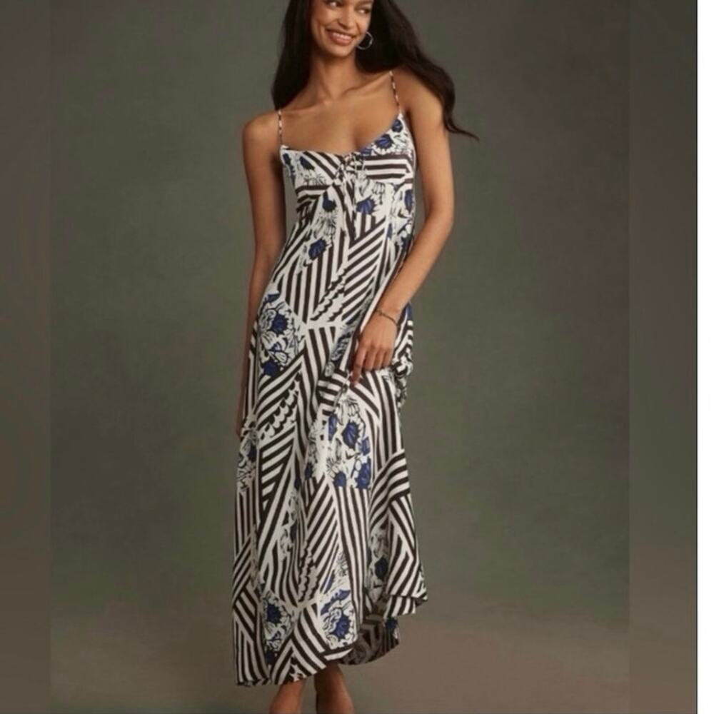 Anthropologie Maeve Sweetheart slip dress medium